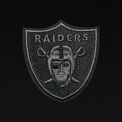 Las Vegas Raiders Antigua Tonal Logo Tribute Quarter-Zip Pullover Top | NFL Outlet