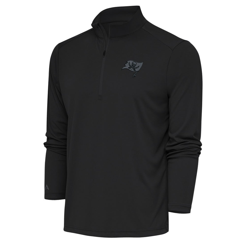 Tampa Bay Buccaneers Antigua Tonal Logo Tribute Quarter-Zip Pullover Top | NFL Sale