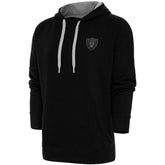 Las Vegas Raiders Antigua Tonal Logo Victory Pullover Hoodie | NFL Online