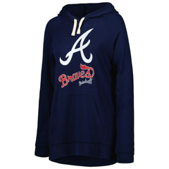 Atlanta Braves Touch Women's Pre-Game Raglan Pullover Hoodie - MLB Hoodies