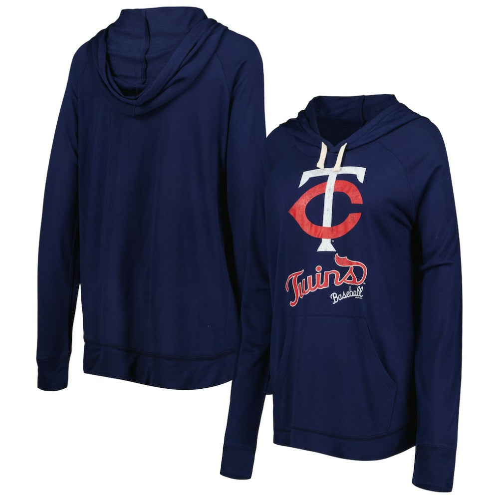 Minnesota Twins Touch Women's Pre-Game Raglan Pullover Hoodie - MLB Hoodies
