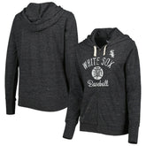 Chicago White Sox Touch Women's Training Camp Tri-Blend Lightweight Full-Zip Hoodie - MLB Hoodies