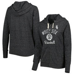 Chicago White Sox Touch Women's Training Camp Tri-Blend Lightweight Full-Zip Hoodie - MLB Hoodies