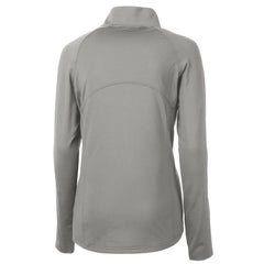 Denver Broncos Cutter & Buck Women's Throwback Logo Adapt Eco Knit Stretch Recycled Half-Zip Pullover Top | NFL Discount