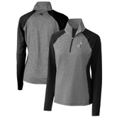 New Orleans Saints Cutter & Buck Women's Throwback Logo Forge Tonal Stripe Stretch Half-Zip Pullover Top | NFL Sale