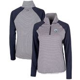 Los Angeles Chargers Cutter & Buck Women's Throwback Logo Forge Tonal Stripe Stretch Half-Zip Pullover Top | NFL Near me