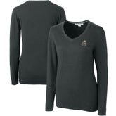 Cleveland Browns Cutter & Buck Women's Throwback Logo Lakemont Tri-Blend V-Neck Sweater | NFL Sale