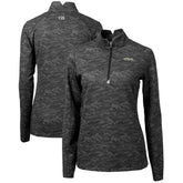New York Jets Cutter & Buck Women's Throwback Logo Traverse Camo Quarter-Zip Pullover Top | NFL New