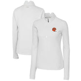 Cincinnati Bengals Cutter & Buck Women's Throwback Logo Traverse Stretch Quarter-Zip Pullover Top | NFL Outlet