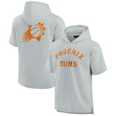 Gray Phoenix Suns Unisex Elements Super Soft Fleece Short Sleeve Pullover Hoodie | NBA