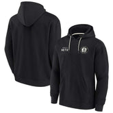 Black Brooklyn Nets Unisex Elements Super Soft Fleece Pullover Hoodie | NBA