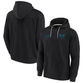 Black Charlotte Hornets Unisex Elements Super Soft Fleece Pullover Hoodie | NBA
