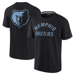 Black Memphis Grizzlies Unisex Elements Super Soft Short Sleeve T-Shirt | NBA