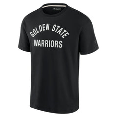 Black Golden State Warriors Unisex Elements Super Soft Short Sleeve T-Shirt sale | NBA