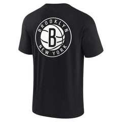 Black Brooklyn Nets Unisex Elements Super Soft Short Sleeve T-Shirt | NBA