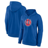 Blue Detroit Pistons Women's Team Primary Logo Pullover Hoodie sale | NBA