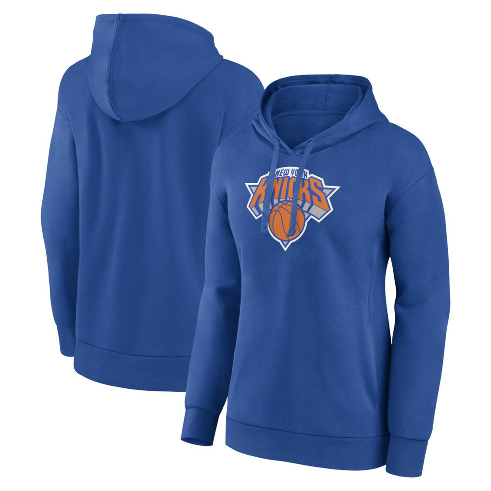 Royal New York Knicks Women's Primary Logo Pullover Hoodie | NBA