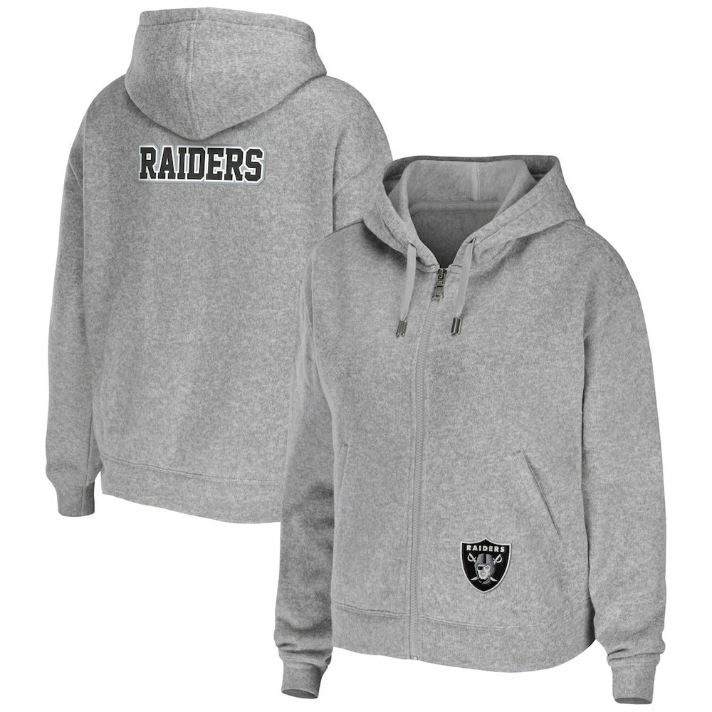 Las Vegas Raiders WEAR by Erin Andrews Women's Team Full-Zip Hoodie | NFL On sale
