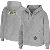 New Orleans Saints WEAR by Erin Andrews Women's Team Full-Zip Hoodie | NFL Discount
