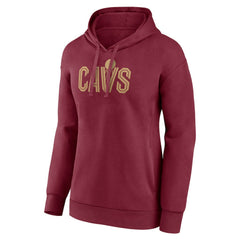 Wine Cleveland Cavaliers Women's Wordmark Alt Pullover Hoodie sale | NBA
