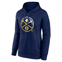 Navy Denver Nuggets Women's Gradient Logo Pullover Hoodie sale | NBA
