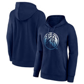 Navy Minnesota Timberwolves Women's Gradient Logo Pullover Hoodie | NBA