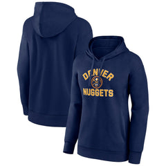 Navy Denver Nuggets Women's Overtime Pullover Hoodie sale | NBA