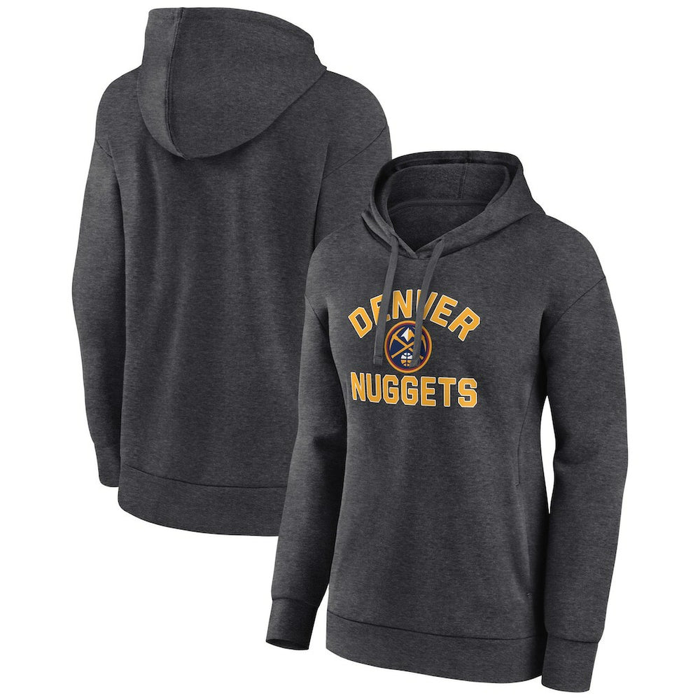 Charcoal Denver Nuggets Women's Overtime Pullover Hoodie sale | NBA