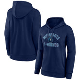 Navy Minnesota Timberwolves Women's Team Overtime Pullover Hoodie | NBA