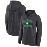 Charcoal Boston Celtics Women's Overtime Pullover Hoodie | NBA