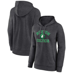 Charcoal Boston Celtics Women's Overtime Pullover Hoodie | NBA