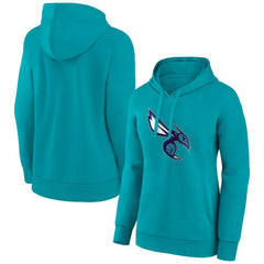 Teal Charlotte Hornets Women's Alternate Logo Pullover Hoodie | NBA