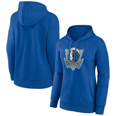 Blue Dallas Mavericks Women's Alternate Logo Pullover Hoodie sale | NBA