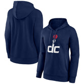 Navy Washington Wizards Women's Alternate Logo Pullover Hoodie | NBA