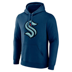 Seattle Kraken Fanatics Primary Logo Pullover Hoodie - NHL Hoodies