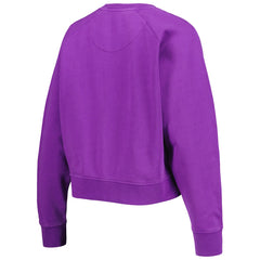 Purple Phoenix Suns Sportiqe Women's Hardwood Classics Ashlyn Raglan Pullover Sweatshirt | NBA