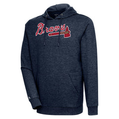 Atlanta Braves Antigua Action Pullover Hoodie - MLB Hoodies