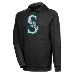 Seattle Mariners Antigua Action Pullover Hoodie - MLB Hoodies