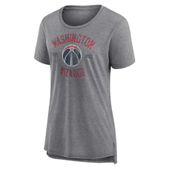Heather Gray Washington Wizards Women's Heritage Tri-Blend T-Shirt | NBA