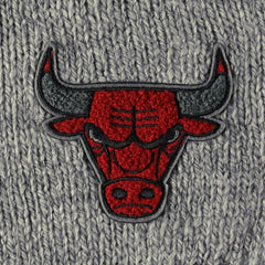 Gray Chicago Bulls Lusso Women's Scarletts Lantern Sleeve Tri-Blend V-Neck Pullover Sweater | NBA