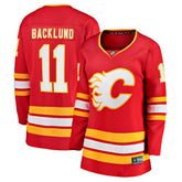 Mikael Backlund Calgary Flames Fanatics Women's Home Team Breakaway Player Jersey - NHL Jerseys