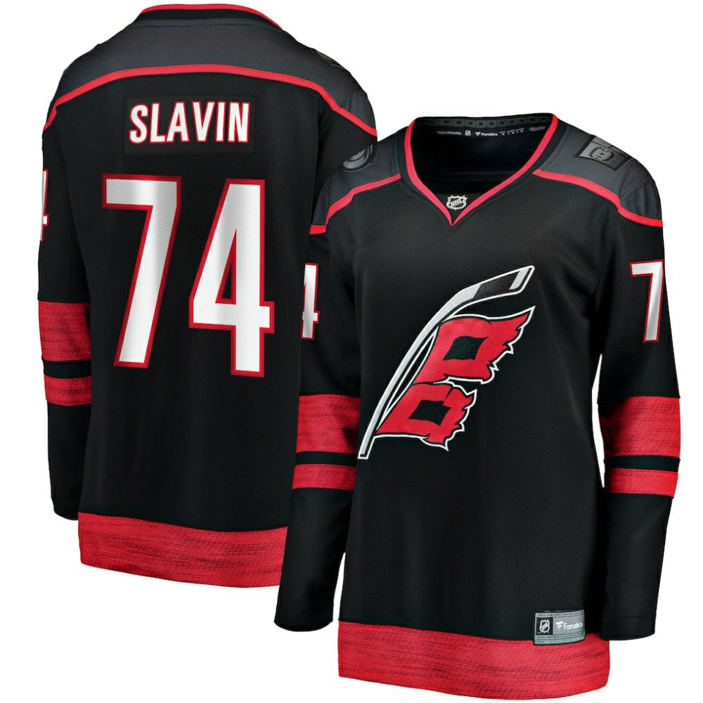 Jaccob Slavin Carolina Hurricanes Fanatics Women's Home Breakaway Player Jersey - NHL Jerseys