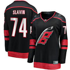 Jaccob Slavin Carolina Hurricanes Fanatics Women's Home Breakaway Player Jersey - NHL Jerseys
