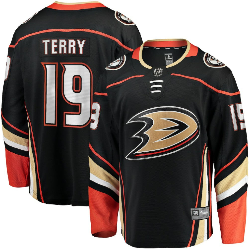 Troy Terry Anaheim Ducks Fanatics Home Team Breakaway Player Jersey - NHL Jerseys