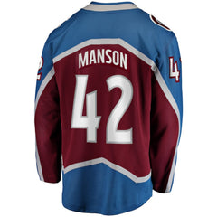Josh Manson Colorado Avalanche Fanatics Home Breakaway Player Jersey - NHL Jerseys