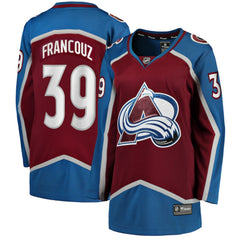 Pavel Francouz Colorado Avalanche Fanatics Women's Home Breakaway Player Jersey - NHL Jerseys