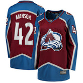 Josh Manson Colorado Avalanche Fanatics Women's Home Breakaway Player Jersey - NHL Jerseys