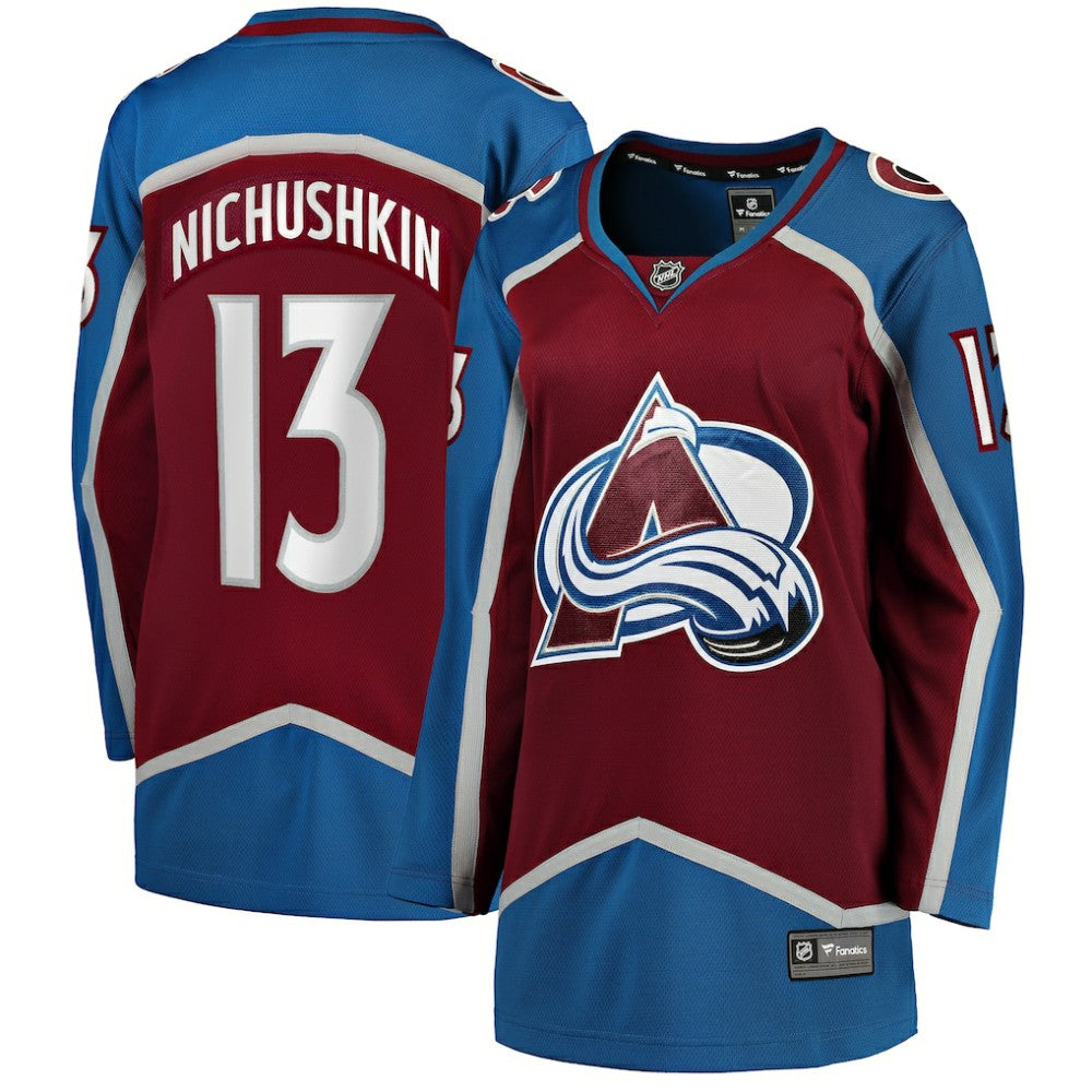Valeri Nichushkin Colorado Avalanche Fanatics Women's Home Breakaway Player Jersey - NHL Jerseys