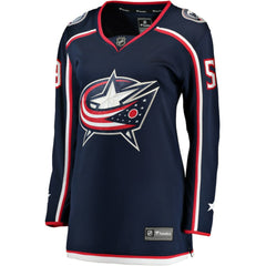 Yegor Chinakhov Columbus Blue Jackets Fanatics Women's Home Breakaway Player Jersey - NHL Jerseys