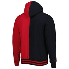Black/Red Philadelphia 76ers Big & Tall Hardwood Classics Split Pullover Hoodie | NBA